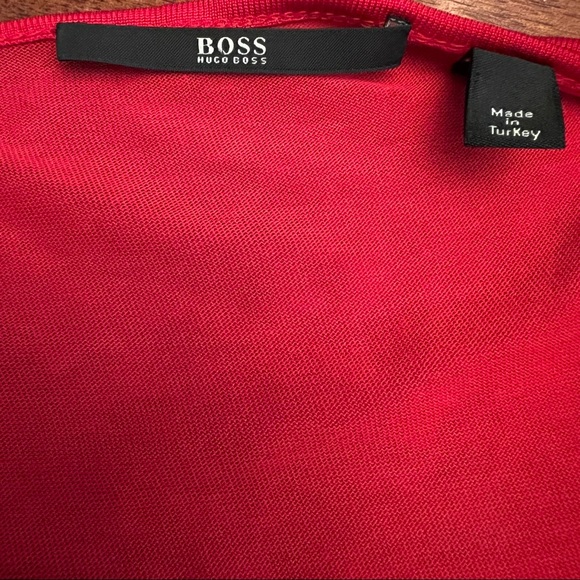 HUGO BOSS red layered dress - Picture 7 of 10